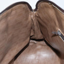 FENDI Zucchino Canvas Hand Bag Coated Canvas Vintage Brown Auth ti3530-21