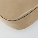 PRADA Shoulder Bag Patent leather Beige Auth ti3531-11