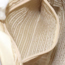 PRADA Shoulder Bag Patent leather Beige Auth ti3531-19