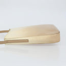 PRADA Shoulder Bag Patent leather Beige Auth ti3531-5