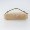 PRADA Shoulder Bag Patent leather Beige Auth ti3531-9