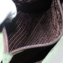 PRADA Schoudertas Nylon Kaki Zilver Auth ti3532-22