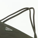 PRADA Schoudertas Nylon Kaki Zilver Auth ti3532-8