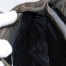 PRADA Hand Bag Nylon Khaki Silver Auth ti3533-20