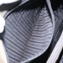 PRADA Hand Bag Nylon Khaki Silver Auth ti3533-23
