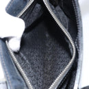 CELINE Macadam Canvas Hand Bag Vinyl Black Auth ti3537-19