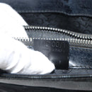 CELINE Macadam Canvas Hand Bag Vinyl Black Auth ti3537-21