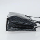 CELINE Macadam Canvas Hand Bag Vinyl Black Auth ti3537-4