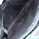 PRADA Hand Bag Nylon Khaki Silver Auth ti3539-18