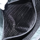 PRADA Hand Bag Nylon Khaki Silver Auth ti3539-22