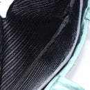 PRADA Hand Bag Nylon Khaki Silver Auth ti3539-23