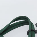 PRADA Hand Bag Nylon Khaki Silver Auth ti3539-8