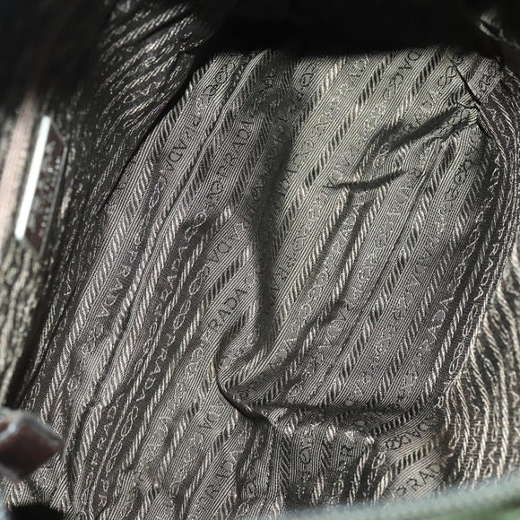 PRADA Bag Nylon Leather Canvas 4 Set Orange Beige Khaki Brown Auth ti3540