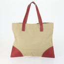 PRADA Bag Nylon Leather Canvas 4 Set Orange Beige Khaki Brown Auth ti3540-22