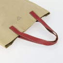 PRADA Bag Nylon Leather Canvas 4 Set Orange Beige Khaki Brown Auth ti3540-24