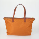 PRADA Bag Nylon Leather Canvas 4 Set Orange Beige Khaki Brown Auth ti3540-3