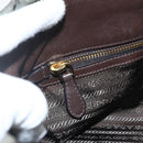 PRADA Hand Bag Nylon 2way Khaki Gold Auth ti3541-22