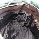 PRADA Hand Bag Nylon 2way Khaki Gold Auth ti3541-24