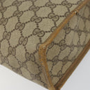 GUCCI GG Supreme Web Sherry Line Tote Bag PVC Beige Red 89 02 997 Auth ti3542-15