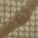 GUCCI GG Supreme Web Sherry Line Tote Bag PVC Beige Red 89 02 997 Auth ti3542-17