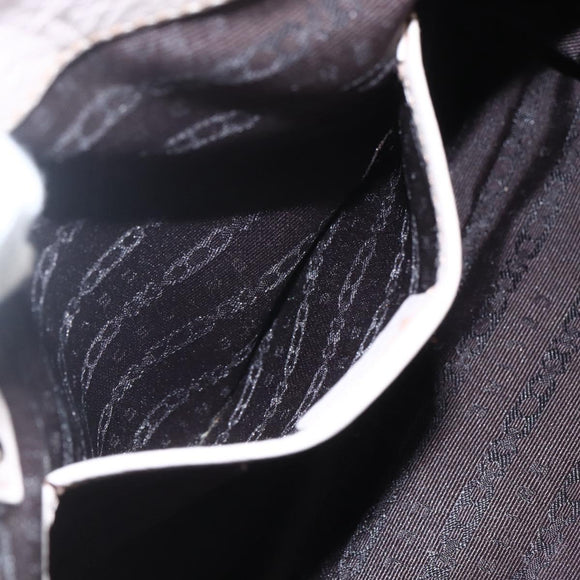 CELINE Boogie Hand Bag Leather Pink Silver Auth ti3544