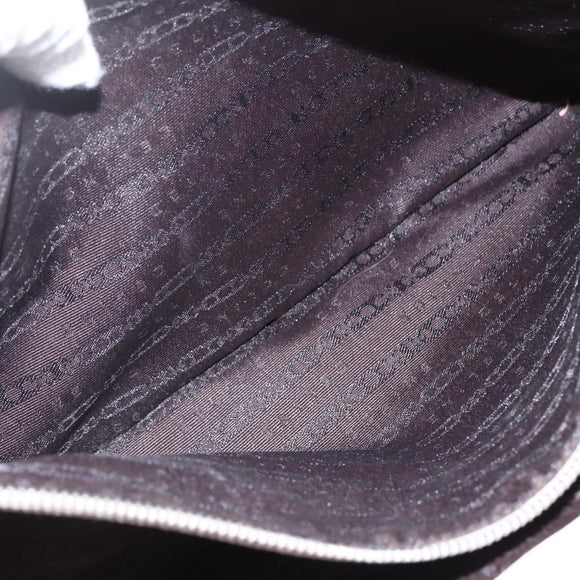 CELINE Boogie Hand Bag Leather Pink Silver Auth ti3544