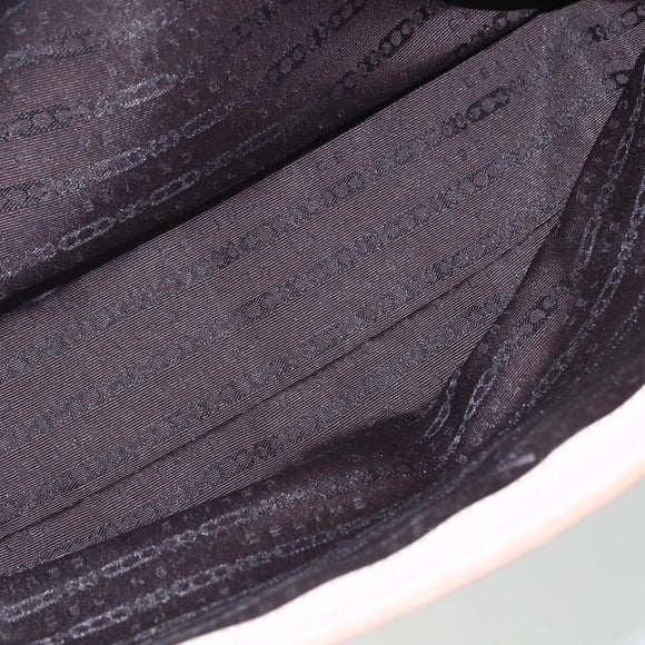 CELINE Boogie Hand Bag Leather Pink Silver Auth ti3544