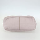 CELINE Boogie Hand Bag Leather Pink Silver Auth ti3544-5
