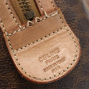 CELINE Macadam Canvas Hand Bag PVC Leather Brown Gold Auth ti3545-12