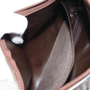 Burberrys Nova Check Pouch Canvas Leather Beige Auth ti3546-12