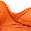 PRADA Canapa GM Hand Bag Canvas Orange Auth ti3548-18