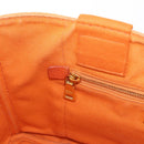 PRADA Canapa GM Hand Bag Canvas Orange Auth ti3548-20