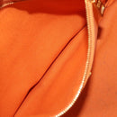 PRADA Canapa GM Hand Bag Canvas Orange Auth ti3548-21