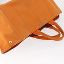PRADA Canapa GM Hand Bag Canvas Orange Auth ti3548-6