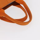 PRADA Canapa GM Hand Bag Canvas Orange Auth ti3548-7