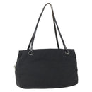 FENDI Zucca Canvas Tote Bag Black Auth ti3550-1