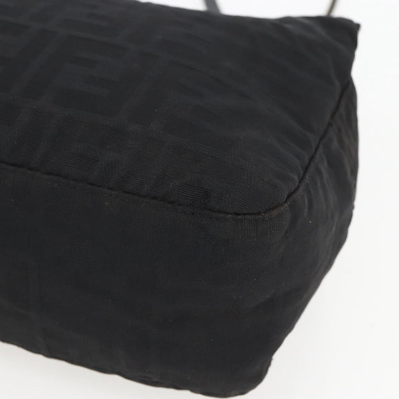 FENDI Zucca Canvas Tote Bag Black Auth ti3550