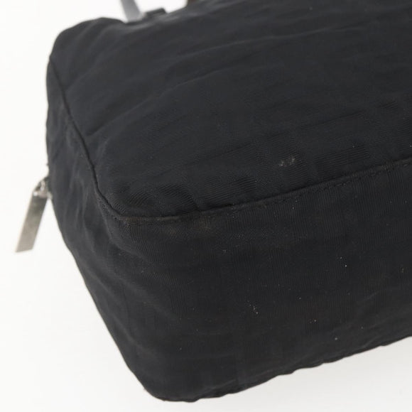 FENDI Zucca Canvas Tote Bag Black Auth ti3550