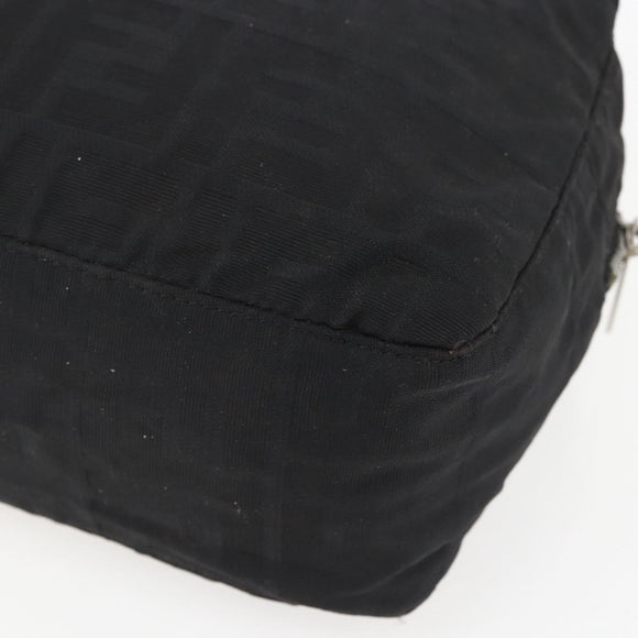 FENDI Zucca Canvas Tote Bag Black Auth ti3550