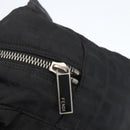 FENDI Zucca Canvas Tote Bag Black Auth ti3550-10