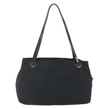 FENDI Zucca Canvas Tote Bag Black Auth ti3550 - 0