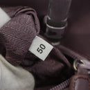PRADA Hand Bag Patent leather Purple Silver Auth ti3551-12