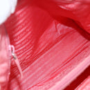 PRADA Hand Bag Nylon Pink Silver Auth ti3552-11
