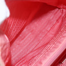 PRADA Hand Bag Nylon Pink Silver Auth ti3552-23