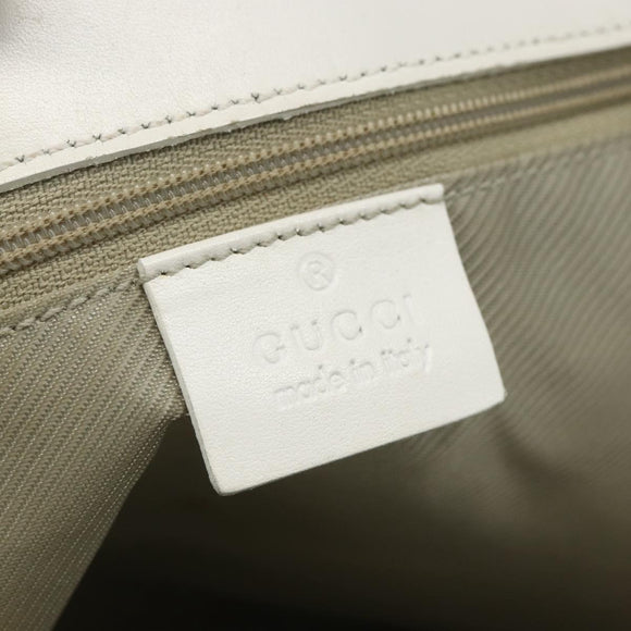 GUCCI GG Canvas Tote Bag Light Blue Gold 002 1098 Auth ti3554