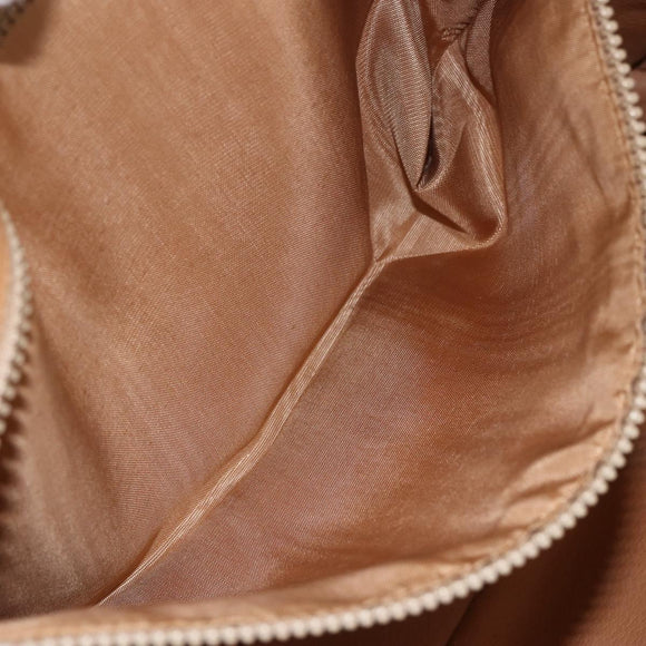 CELINE Macadam Canvas Business Bag PVC Brown Gold Auth ti3555