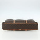 CELINE Macadam Canvas Business Bag PVC Brown Gold Auth ti3555-9
