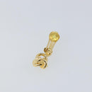 Christian Dior Earring metal Gold Auth ti3557-4