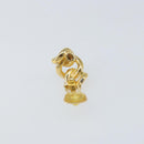 Christian Dior Earring metal Gold Auth ti3557-5