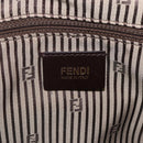 FENDI Chameleon Shoulder Bag Leather Blue gold Auth ti3558-15